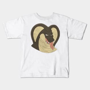 Anthro cobra face Kids T-Shirt